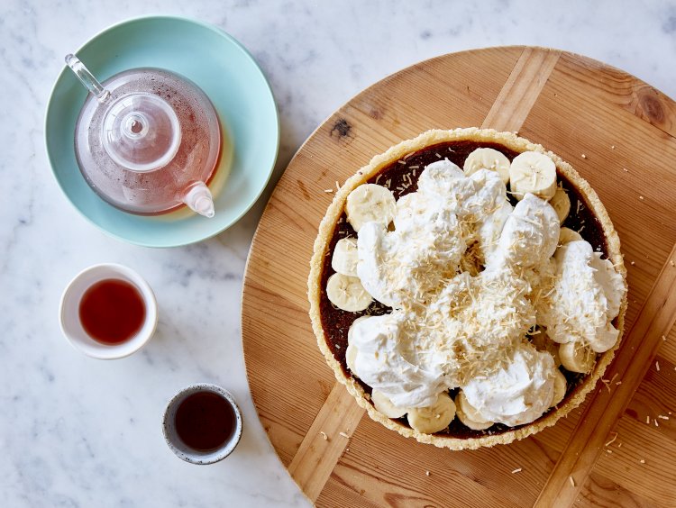 Naked Banoffee Pie