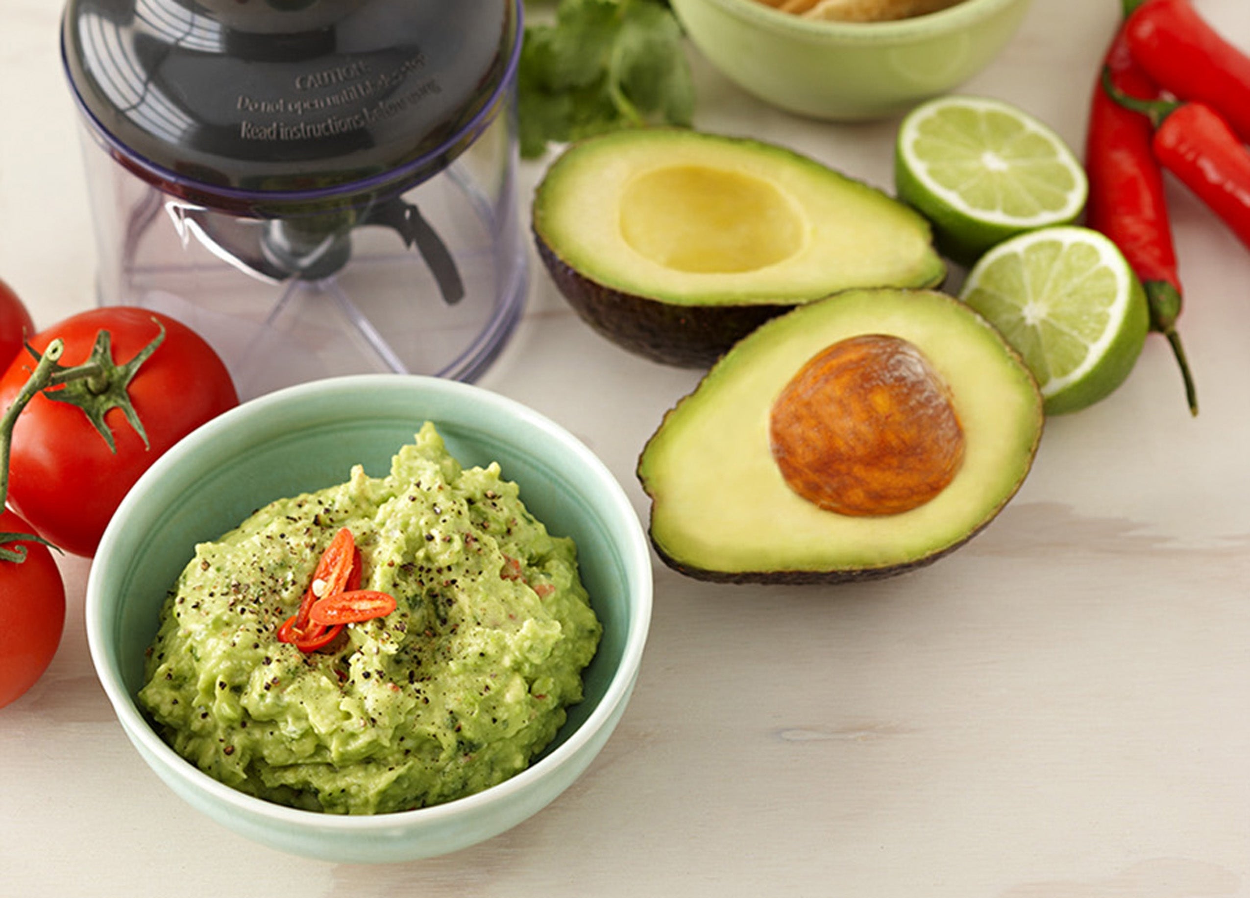 Quick zesty guacamole