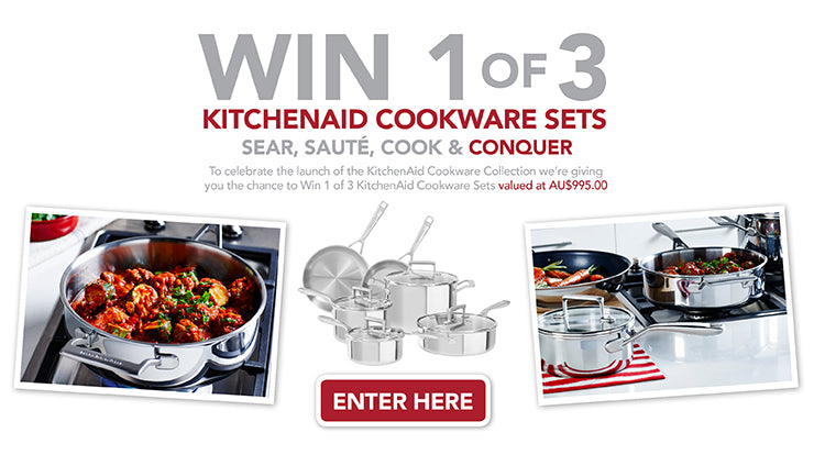 Win 1 of 3 KitchenAid Cookware Sets