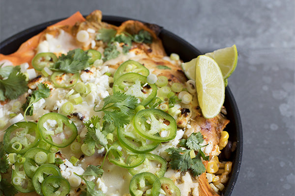 CHICKEN & SWEET POTATO ENCHILADAS