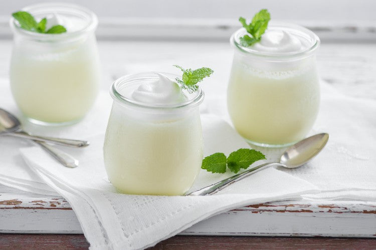 White Chocolate Peppermint Pots de Creme