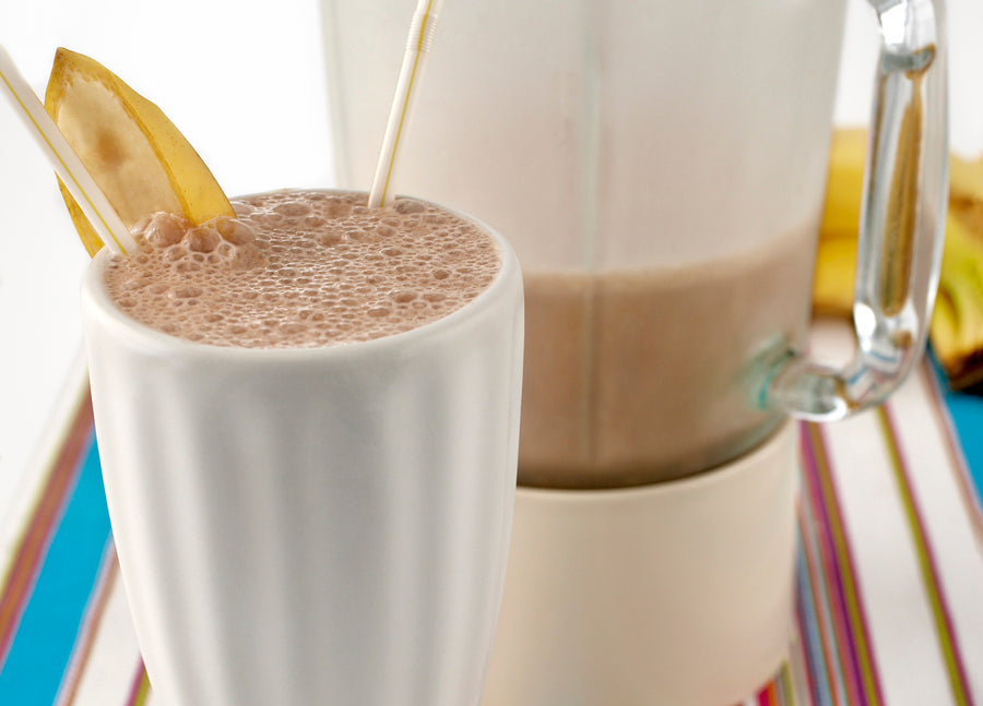 Banana choc smoothie