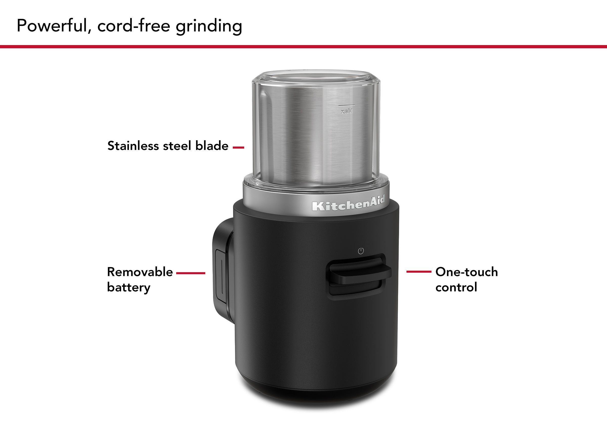 KitchenAid Cordless Go Coffee Grinder With Battery