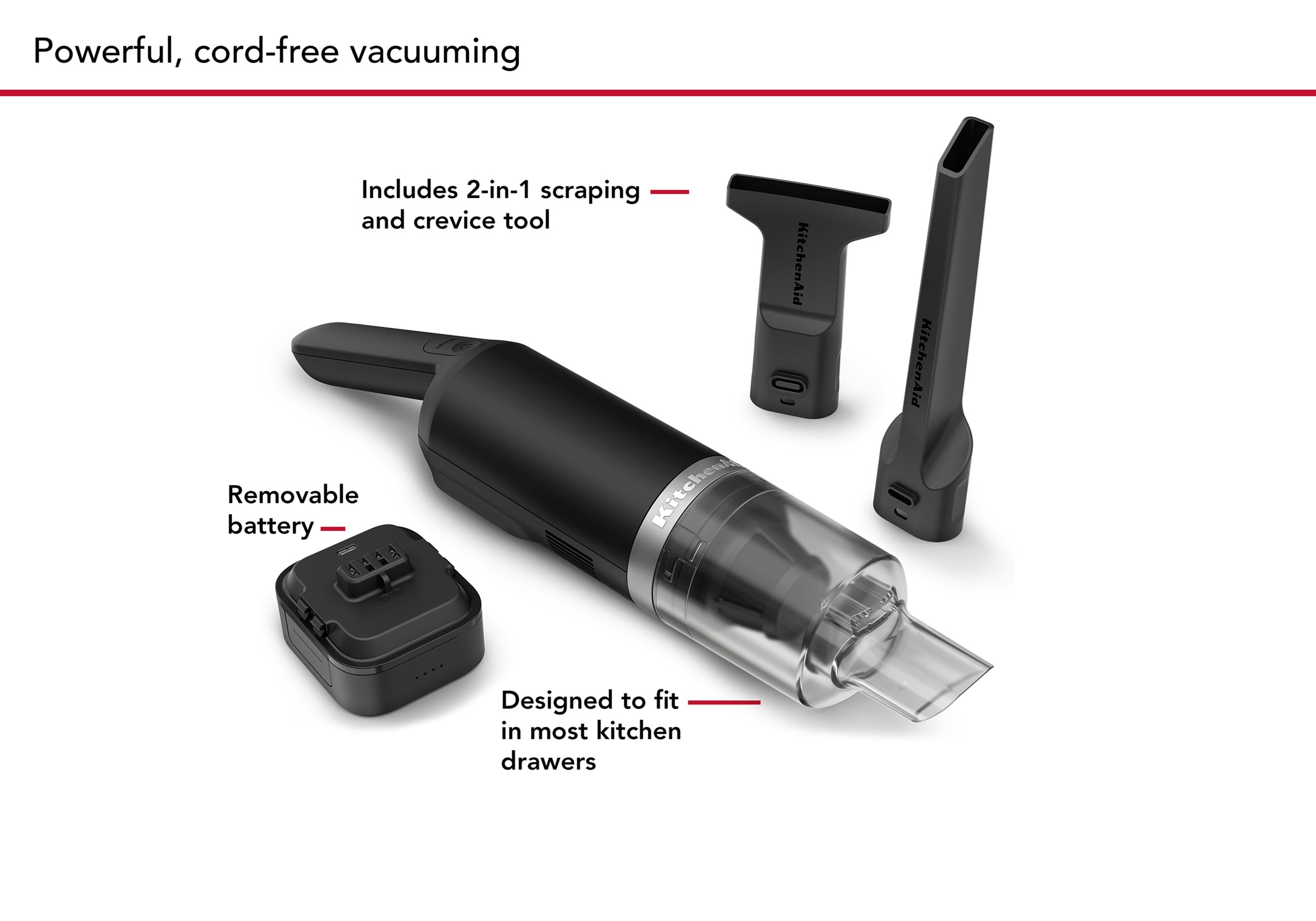 Cordless Kitchen Vacuum With Battery