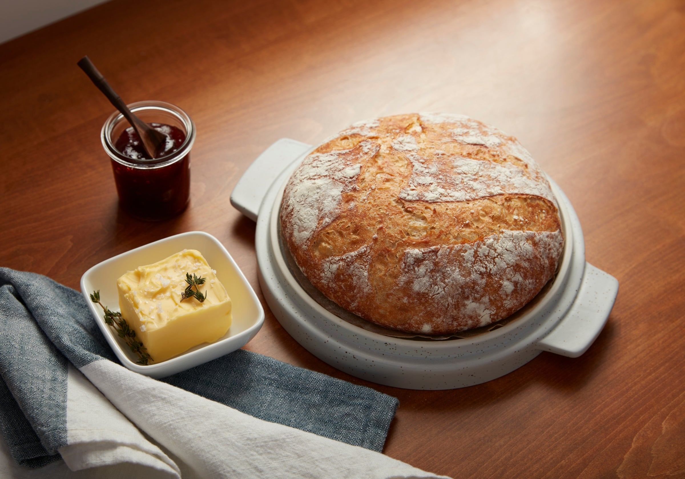 Artisan Bread Bowl with Baking Lid