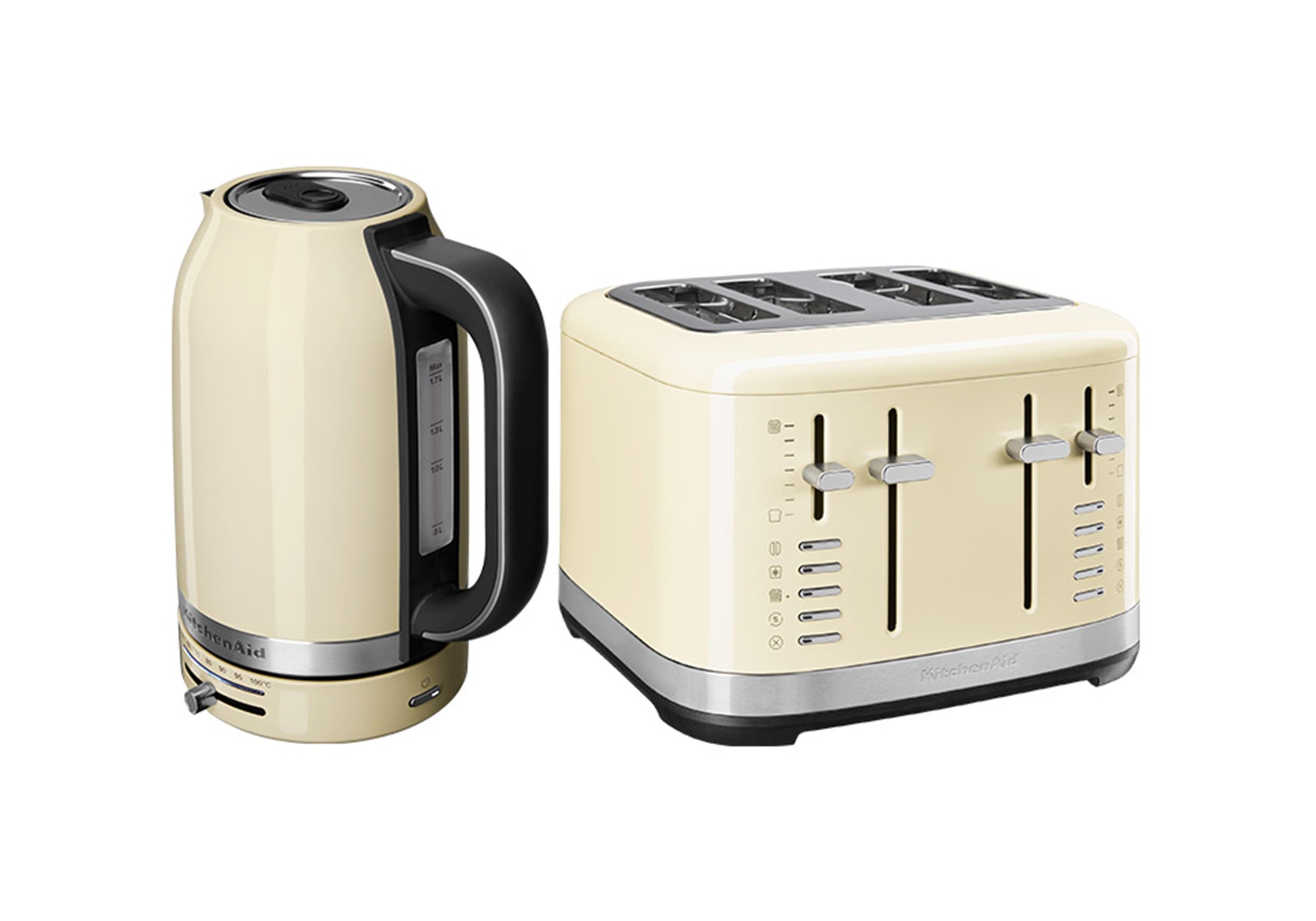 1.7L Variable Temperature Electric Kettle KEK1701 + 4 Slice Toaster KMT4109