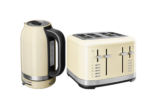 1.7L Variable Temperature Electric Kettle KEK1701 + 4 Slice Toaster KMT4109