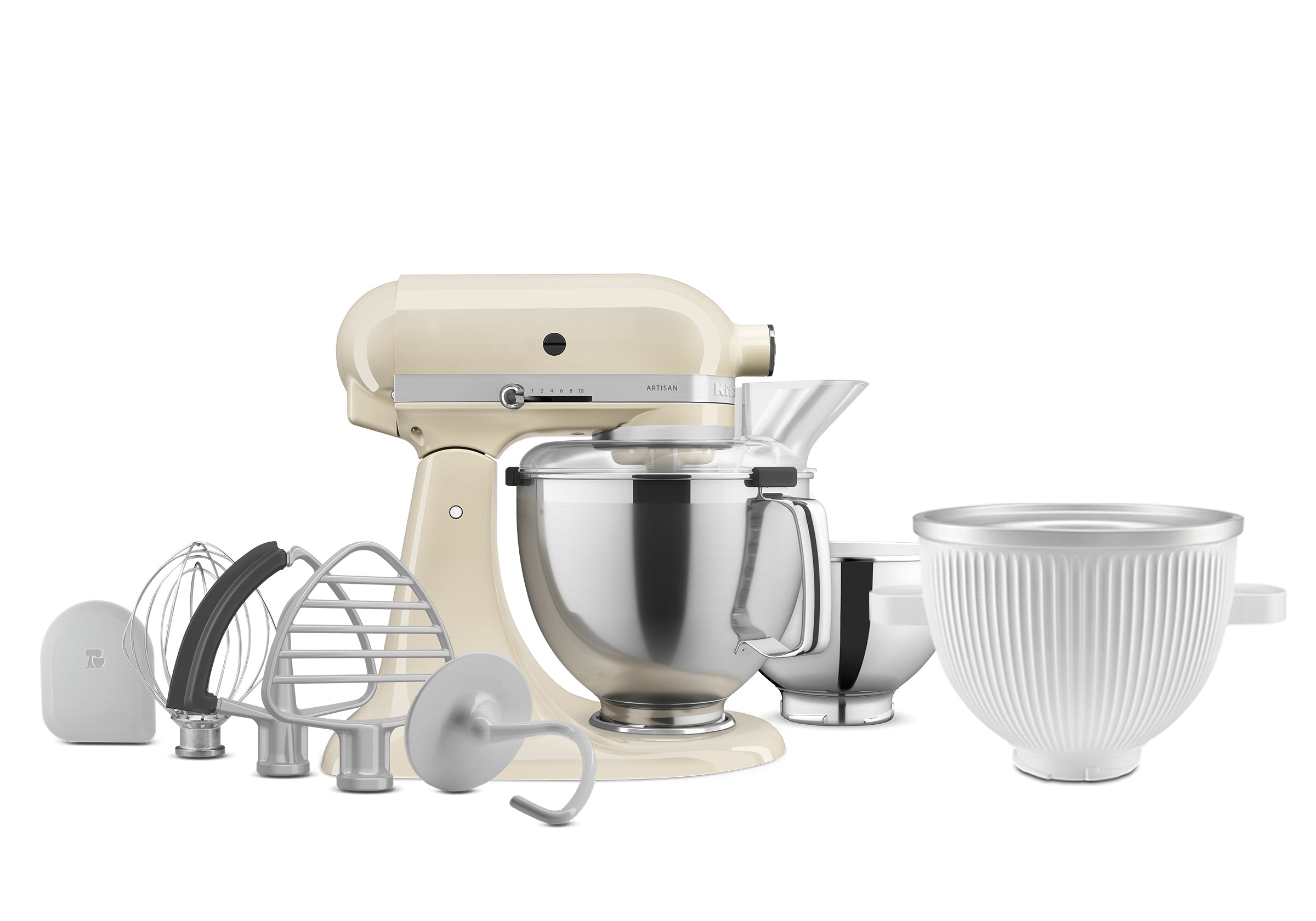 Artisan Tilt-Head Stand Mixer KSM195 + Ice Cream Bowl Bundle