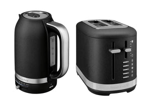 1.7L Variable Temperature Electric Kettle KEK1701 + 2 Slice Toaster KMT2109