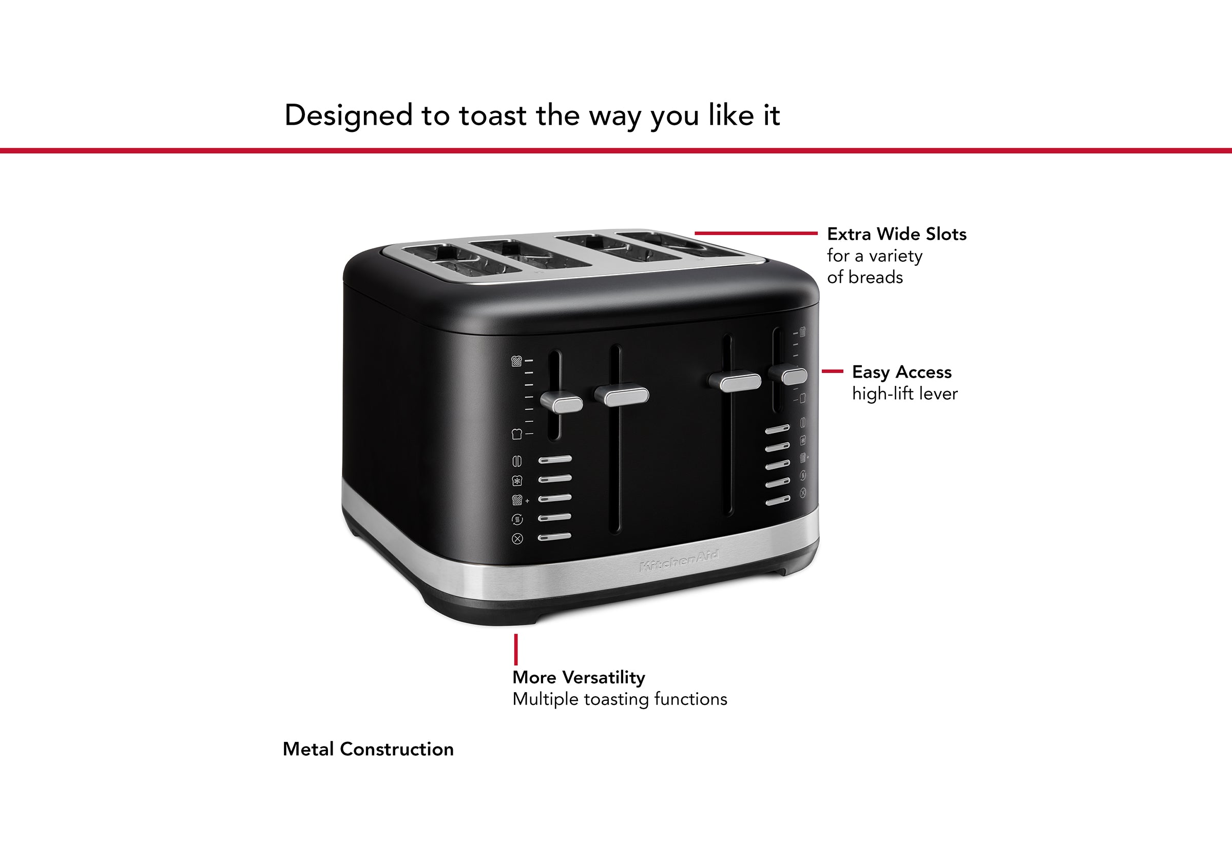 4 Slice Toaster KMT4109