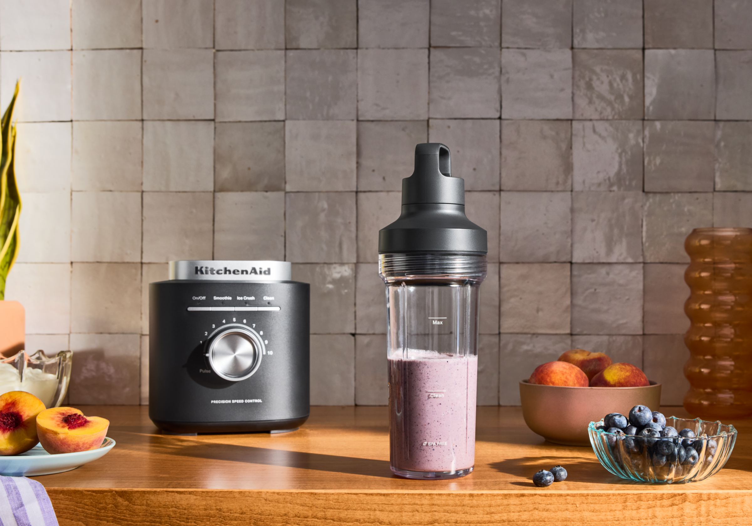 Pure Power Blender with Two Personal Blending Jars