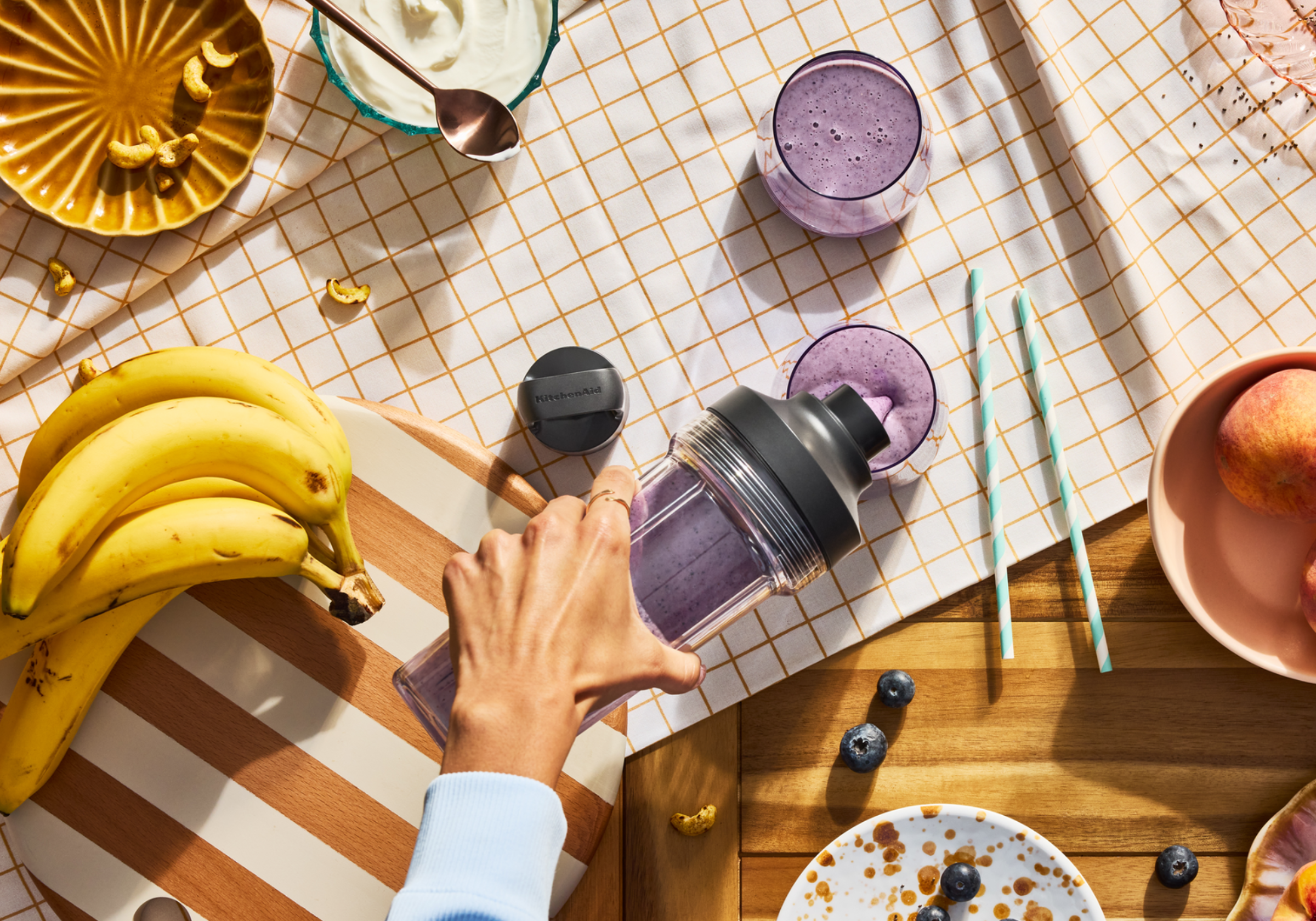 Pure Power Blender with Two Personal Blending Jars