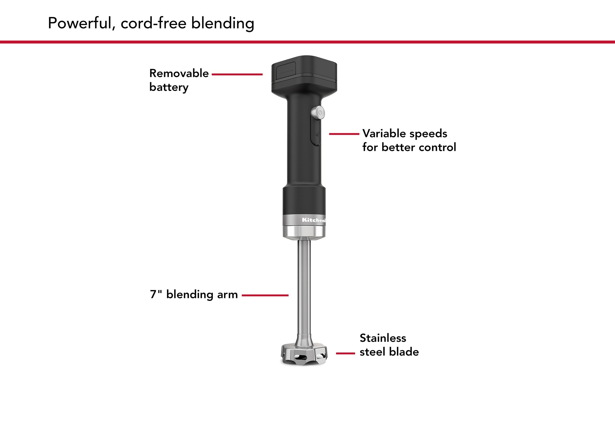 KitchenAid Cordless Go Hand Blender Without Battery