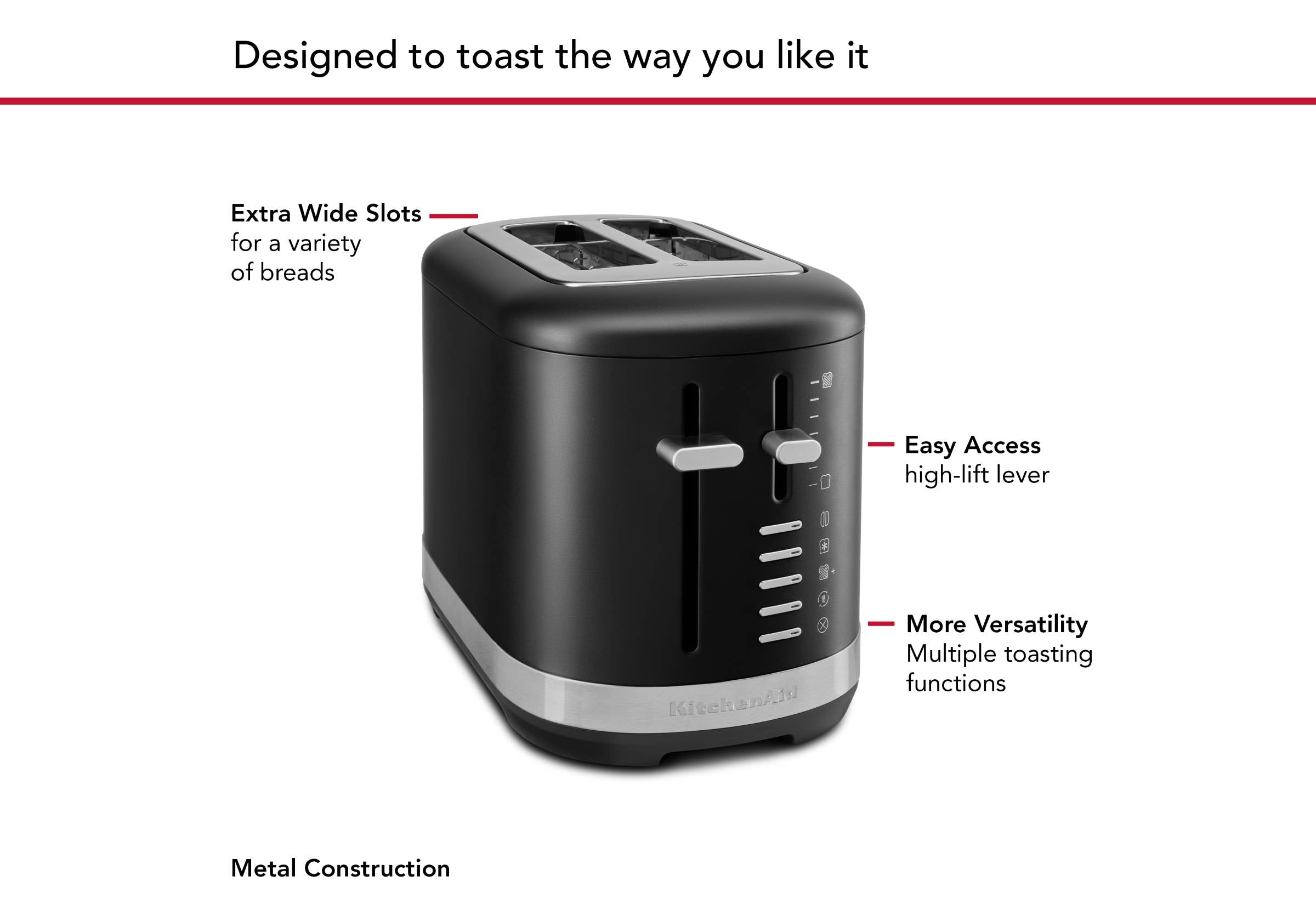 2 Slice Toaster KMT2109