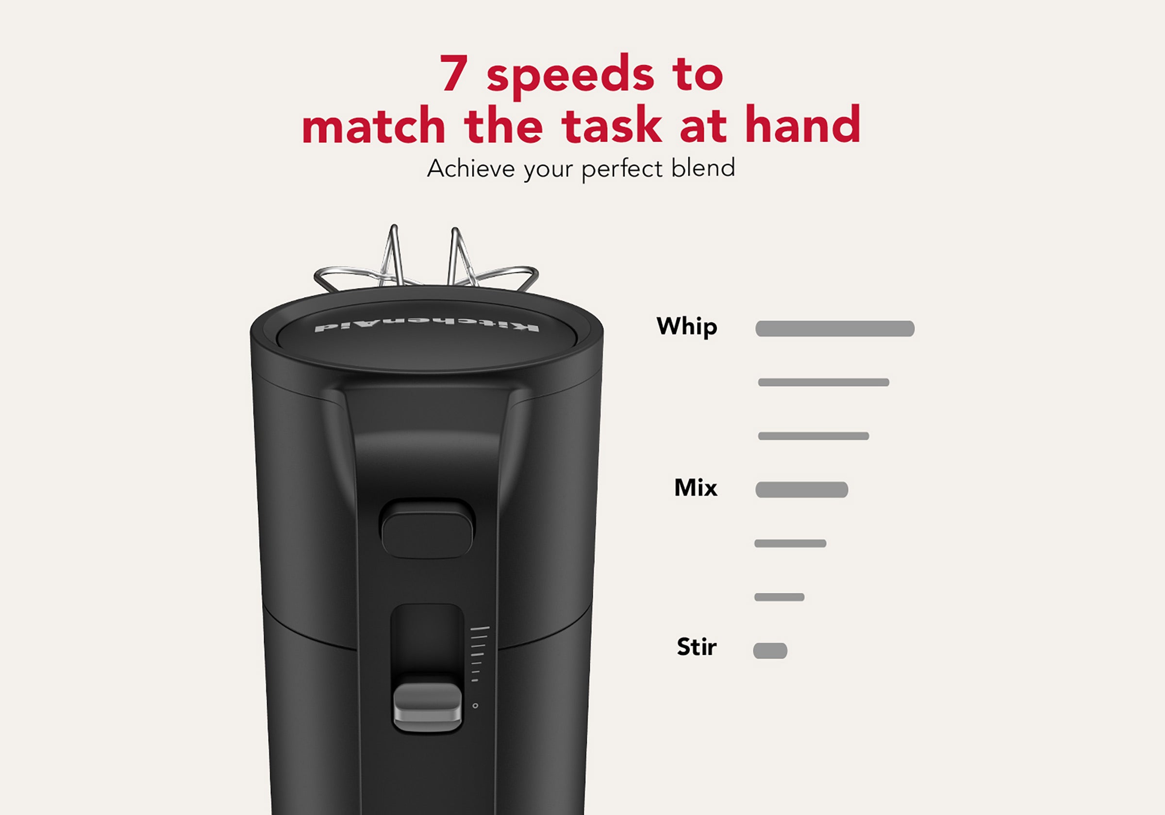 KitchenAid Go Cordless Hand Mixer With Battery