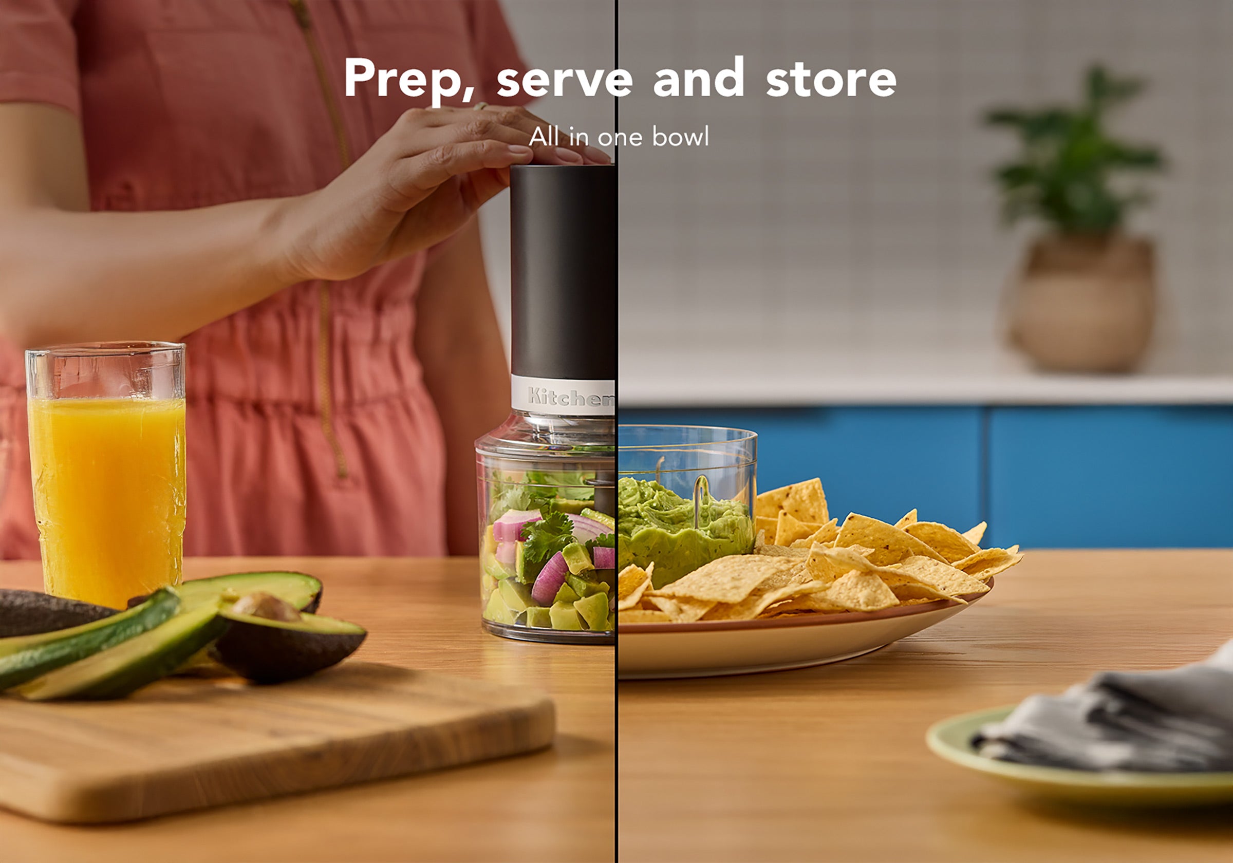 KitchenAid Go Cordless Top Down Chopper With Battery