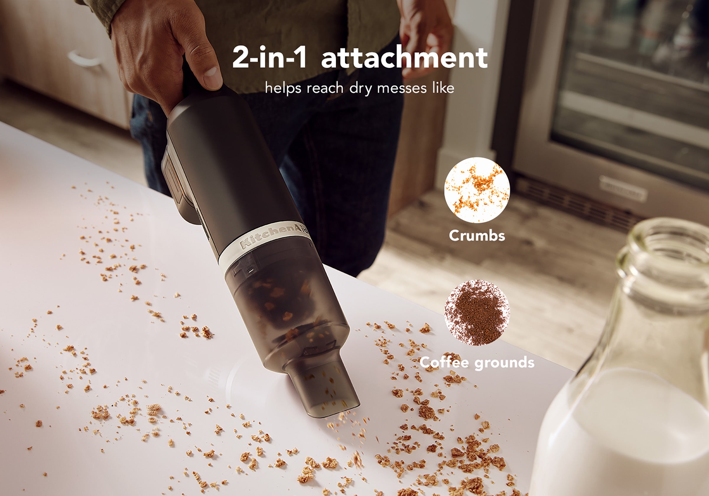 KitchenAid Go Cordless Kitchen Vacuum Without Battery