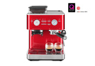 Semi Automatic Espresso Machine with Burr Grinder