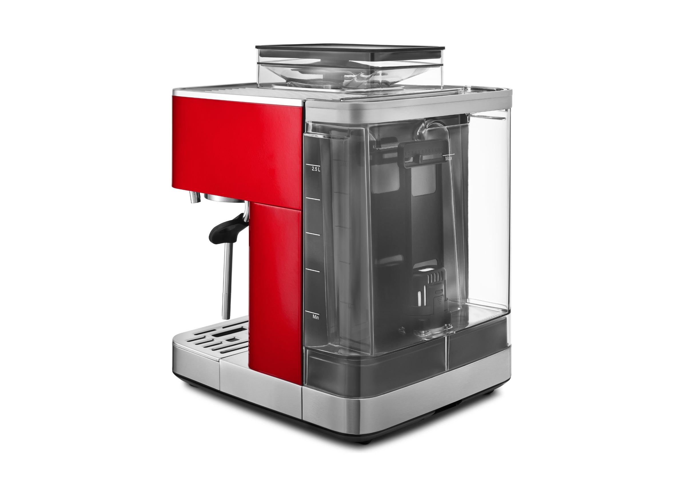 Semi Automatic Espresso Machine with Burr Grinder