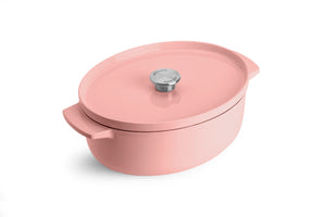 Oval Covered Casserole 30cm (5.6L) Dried Rose