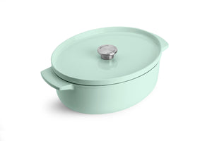 Oval Covered Casserole 30cm (5.6L) Pistachio