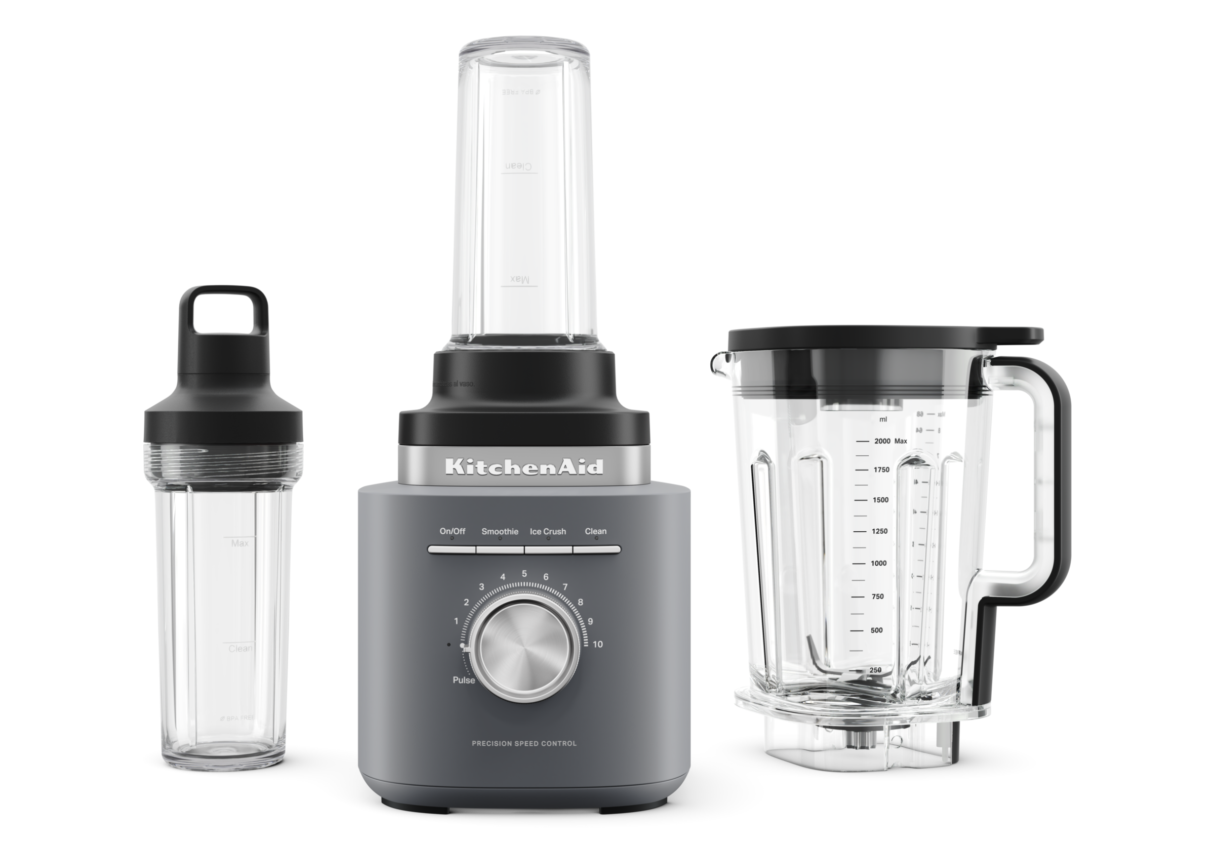 Pure Power Blender with Two Personal Blending Jars