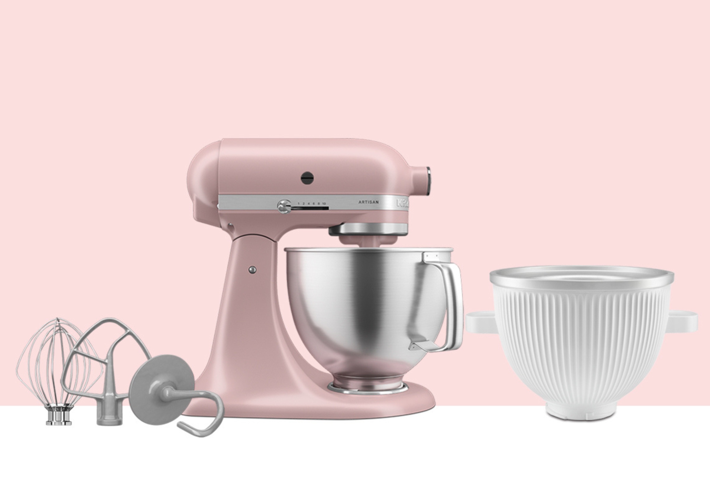 Artisan Tilt-Head Stand Mixer KSM192 + Ice Cream Bowl Bundle ...