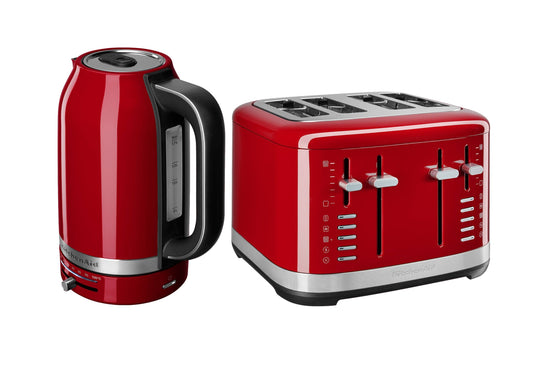 1.7L Variable Temperature Electric Kettle KEK1701 + 4 Slice Toaster KMT4109