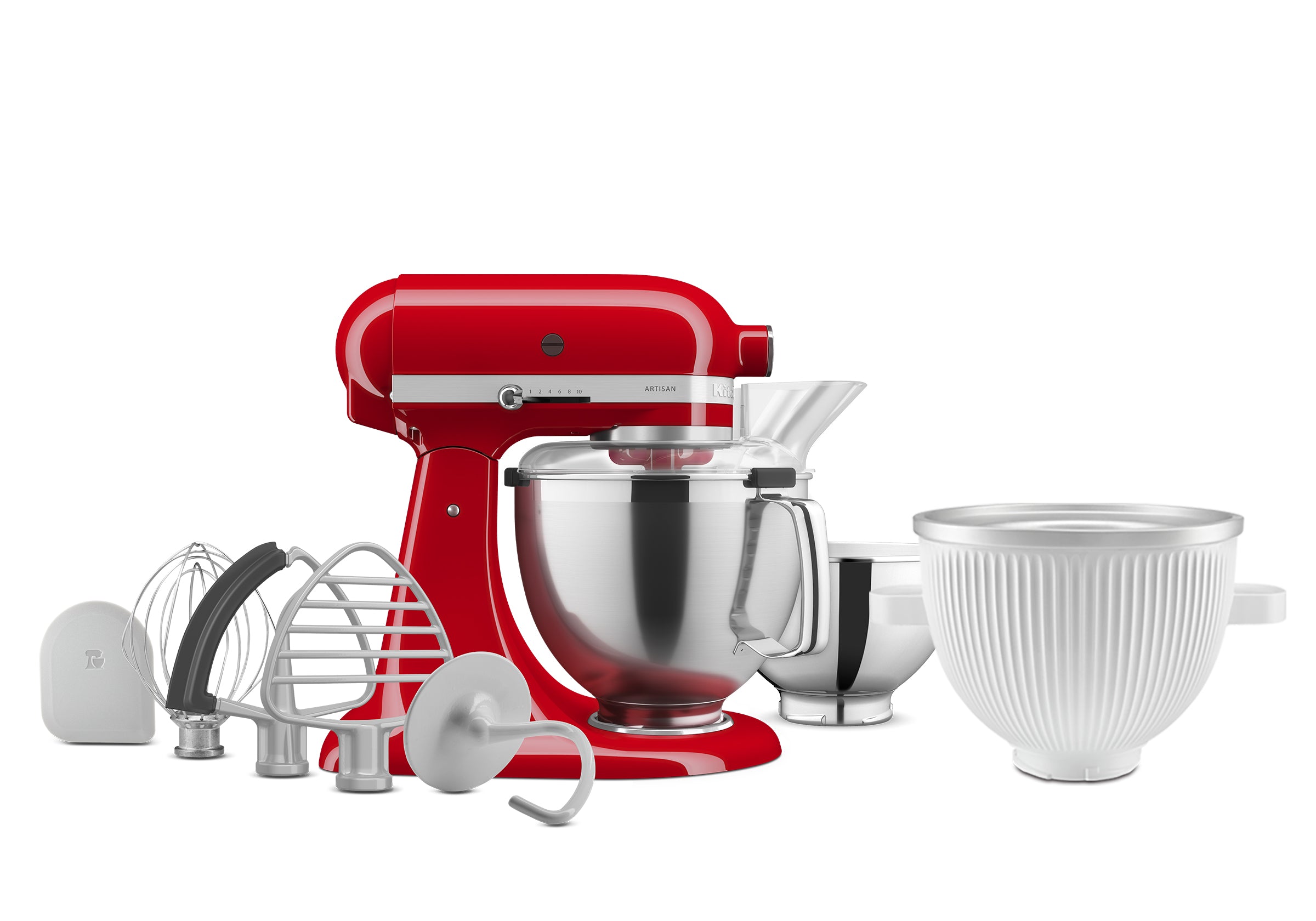 Artisan Tilt-Head Stand Mixer KSM195 + Ice Cream Bowl Bundle