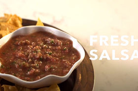 Fresh salsa using the K150 Blender