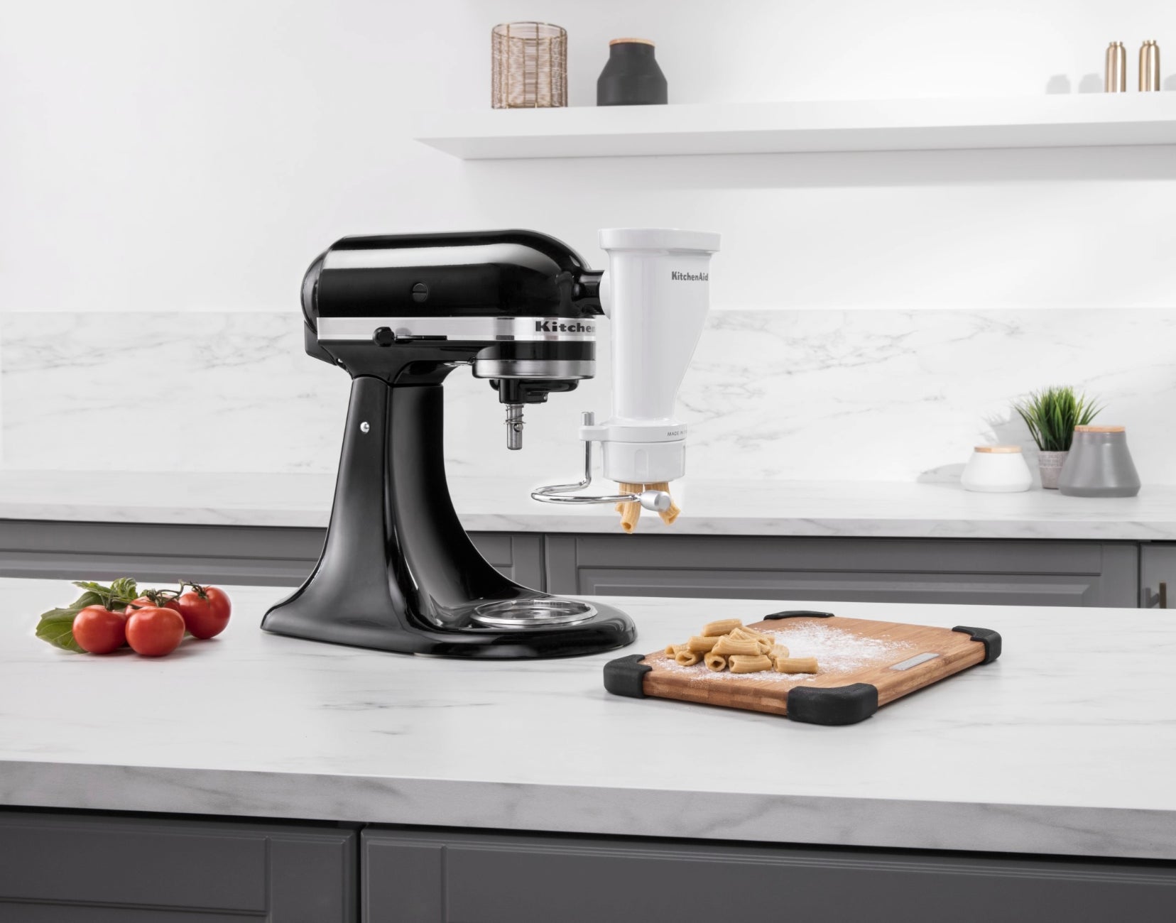 Works with all KitchenAid tilt-head stand mixers