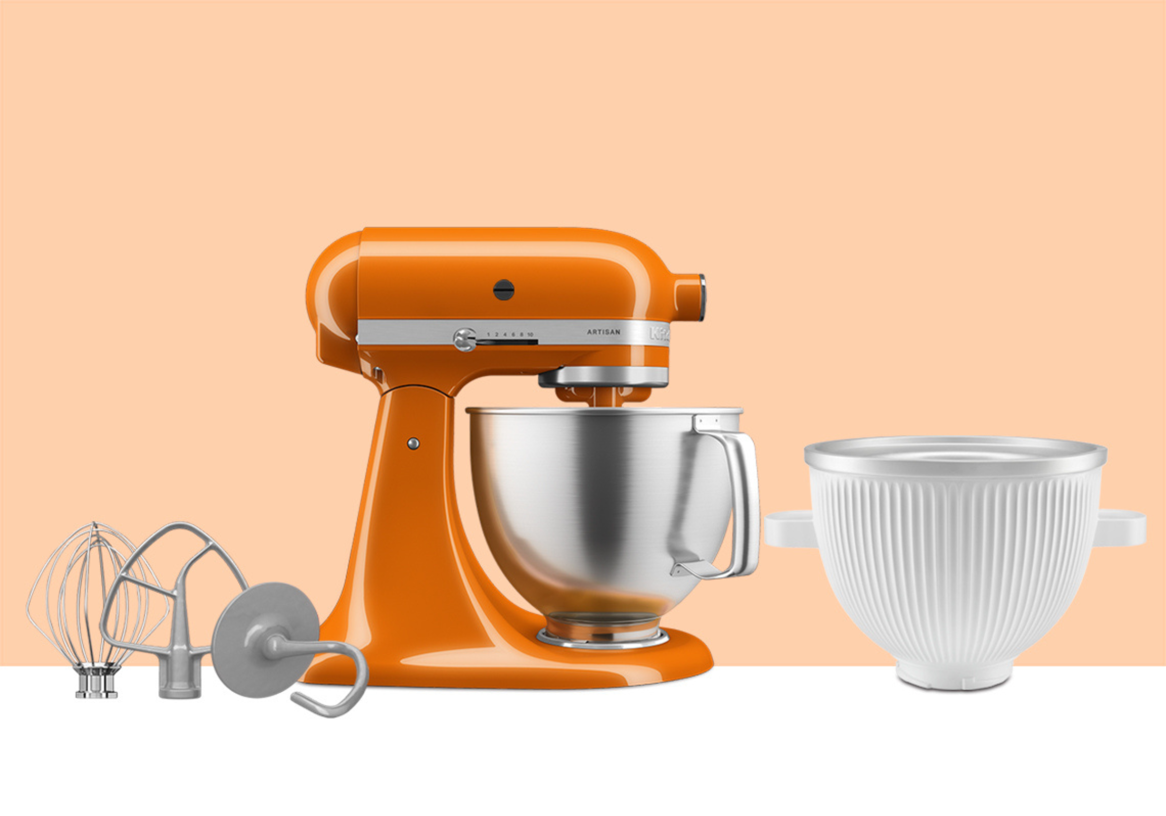 Artisan Tilt-Head Stand Mixer KSM192 + Ice Cream Bowl Bundle