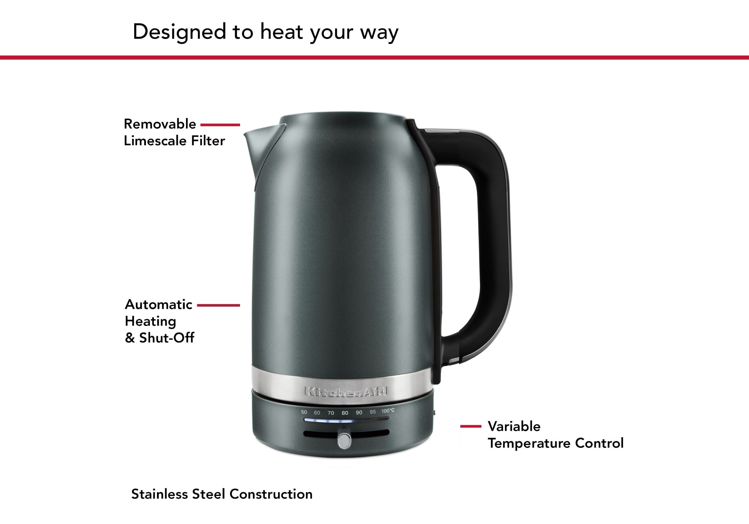 1.7L Variable Temperature Electric Kettle KEK1701