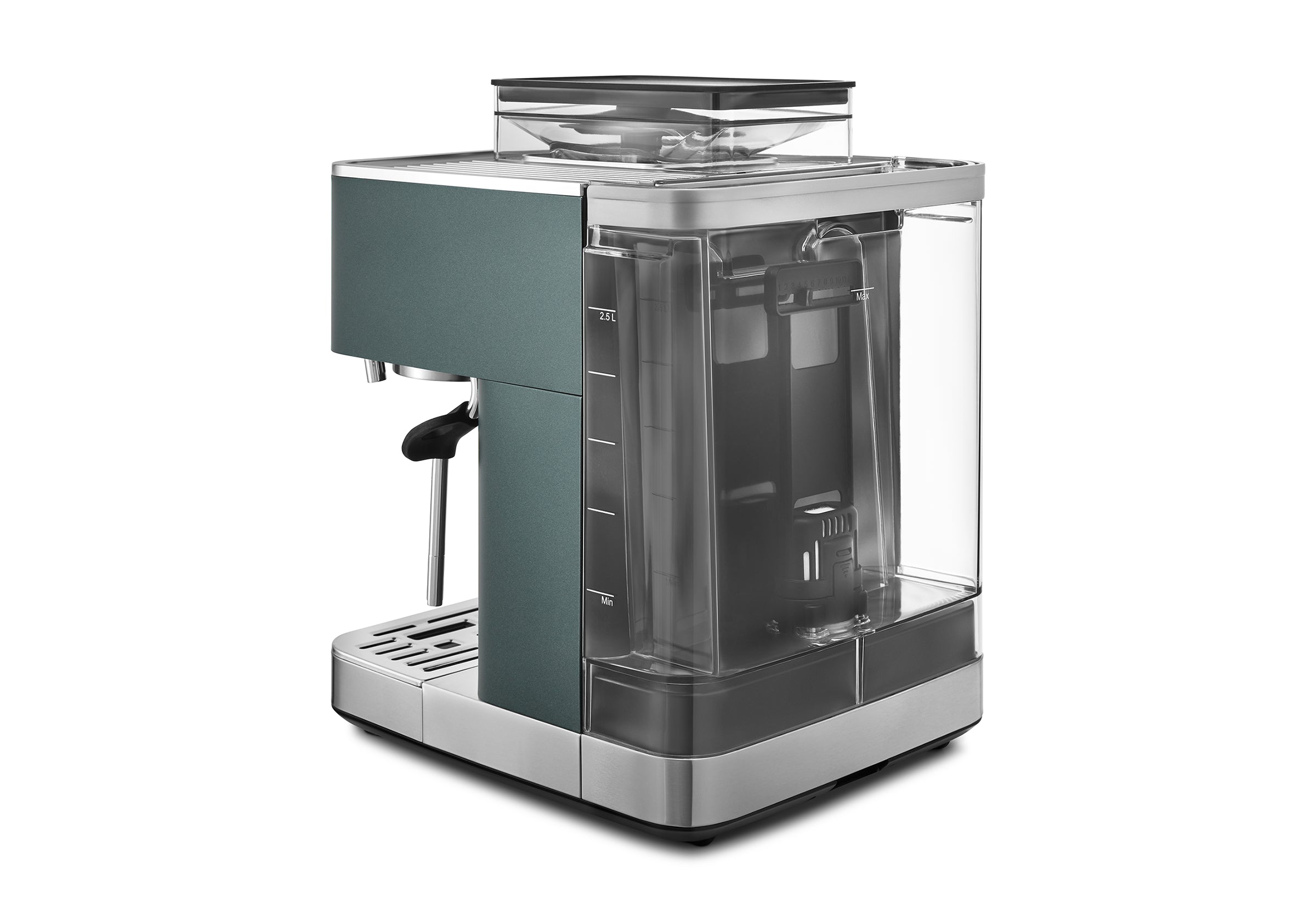 Semi Automatic Espresso Machine with Burr Grinder