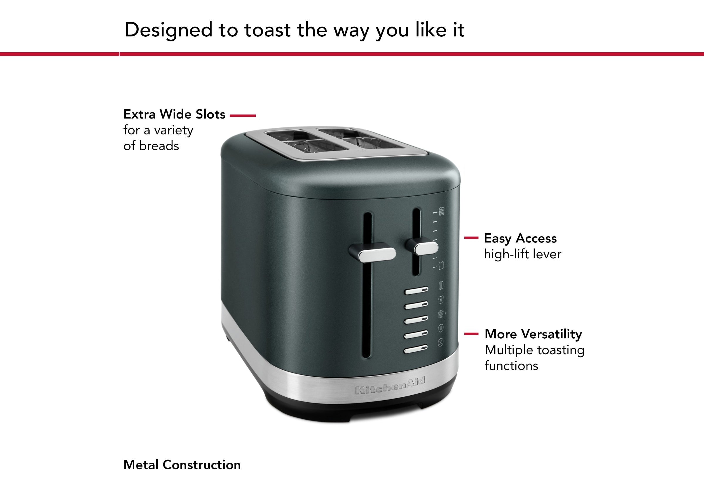 2 Slice Toaster KMT2109