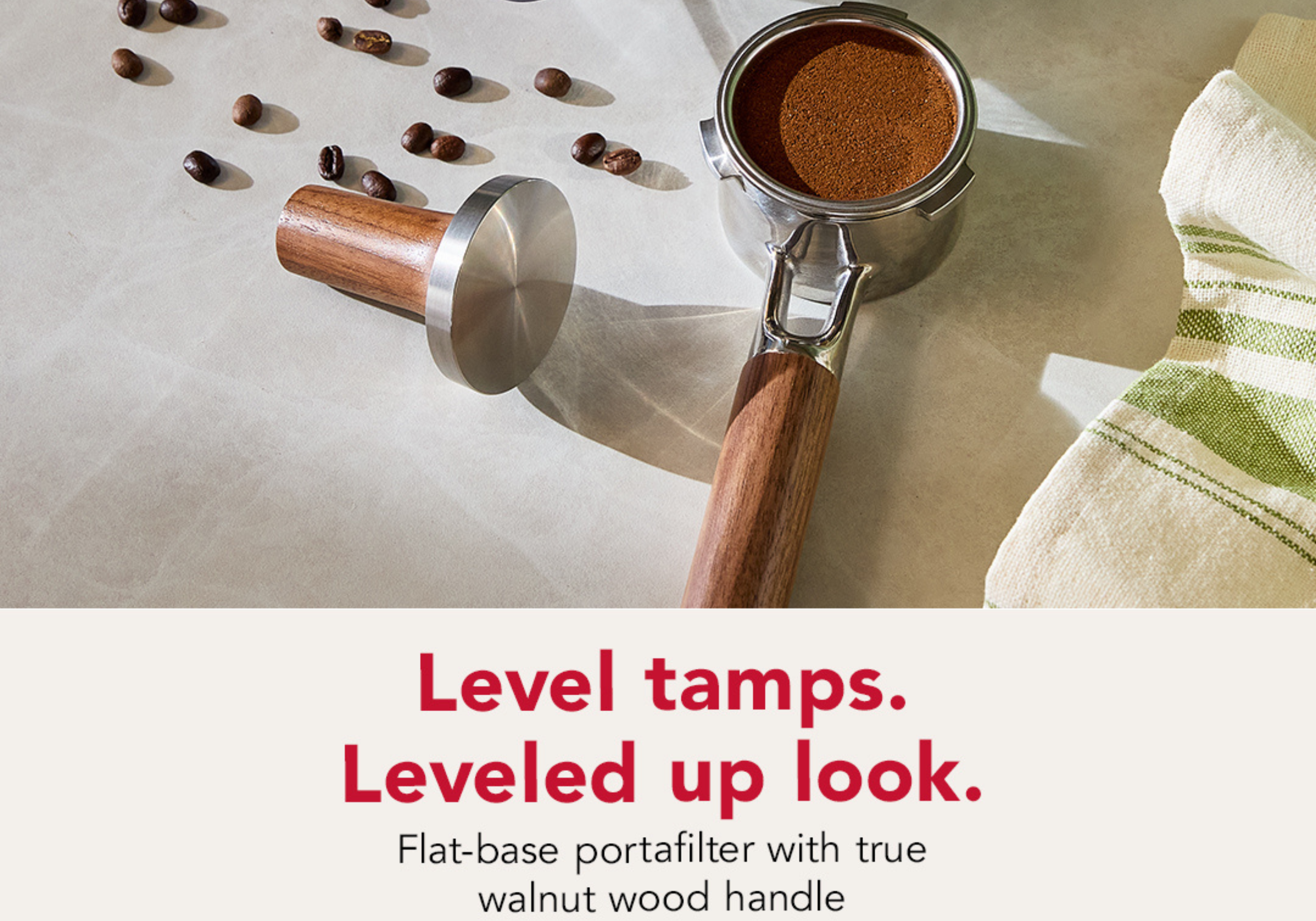 Walnut Wood Espresso Accessory Kit