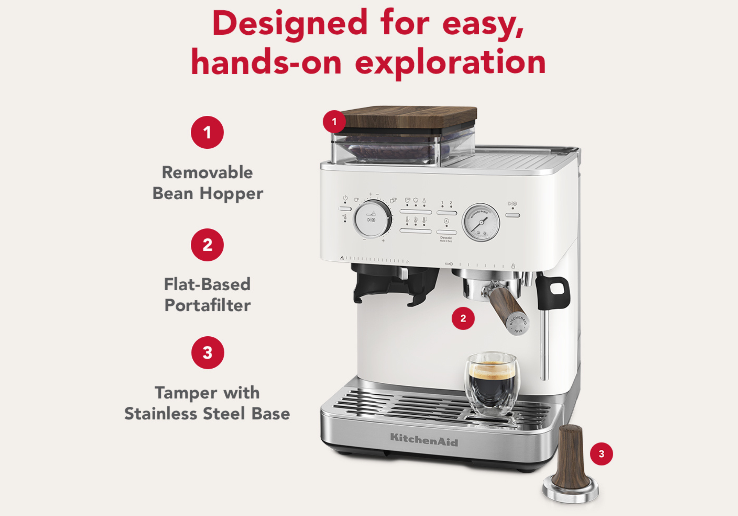 Walnut Wood Espresso Accessory Kit