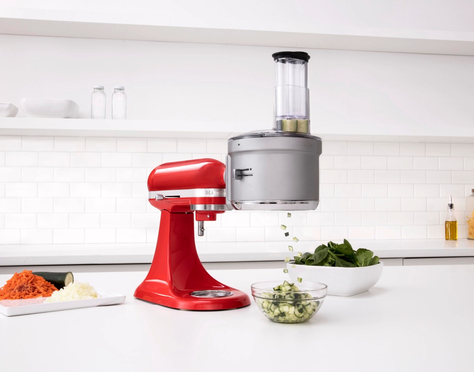 Works with all KitchenAid tilt-head stand mixers