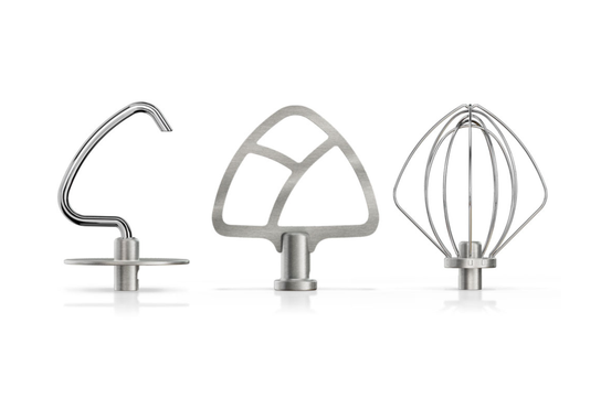Stainless Steel 3-Piece Accessory Set for Tilt-Head Stand Mixers