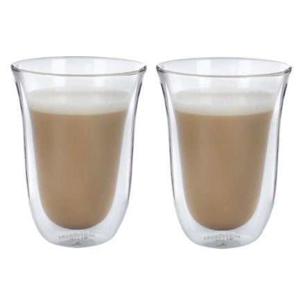 Double Wall Latte Glasses Set of 2