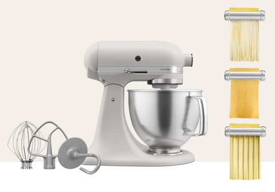 Artisan Tilt-Head Stand Mixer KSM192 + 3 Piece Pasta Attachment Bundle