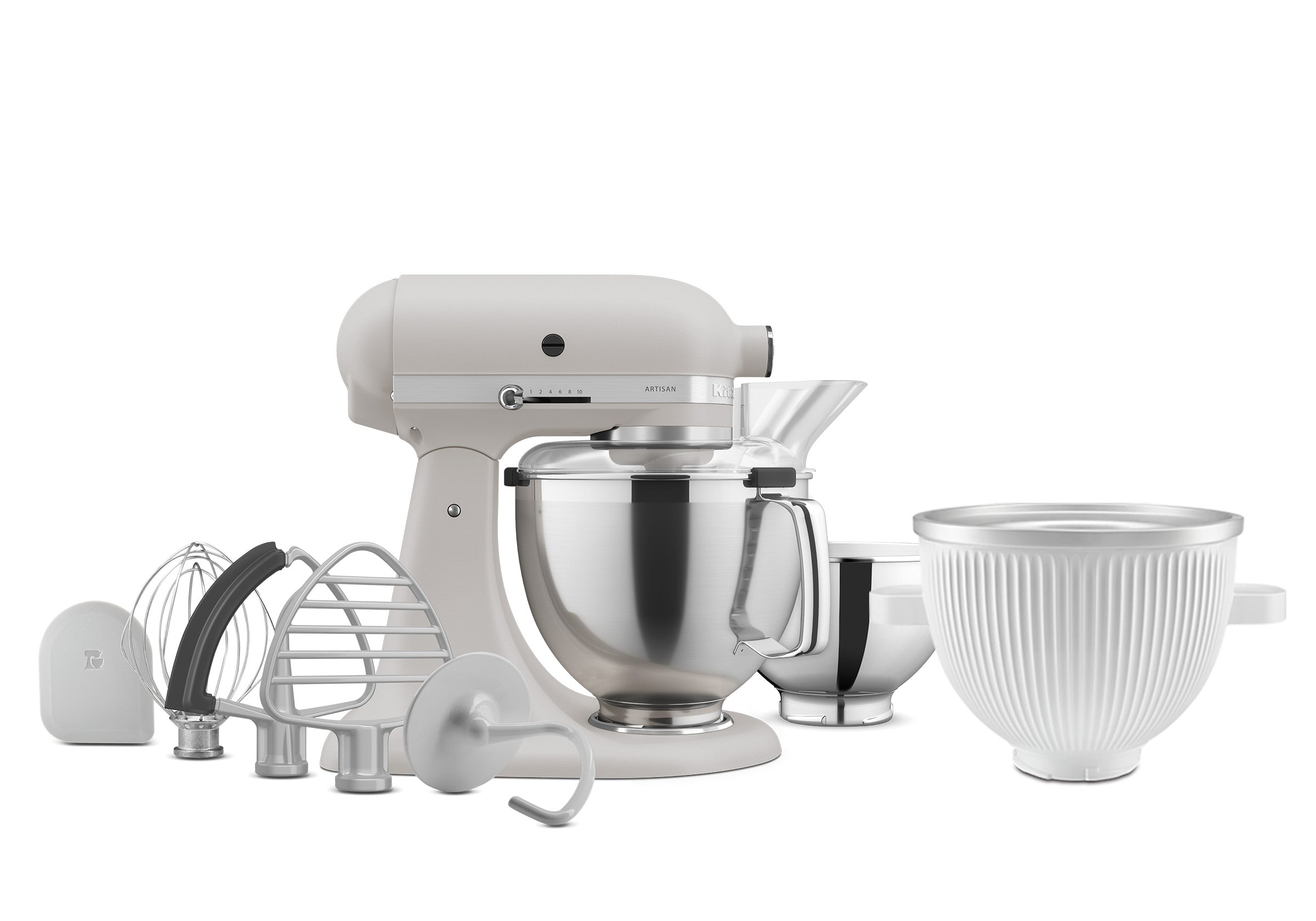 Artisan Tilt-Head Stand Mixer KSM195 + Ice Cream Bowl Bundle