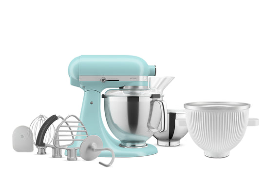 Artisan Tilt-Head Stand Mixer KSM195 + Ice Cream Bowl Bundle