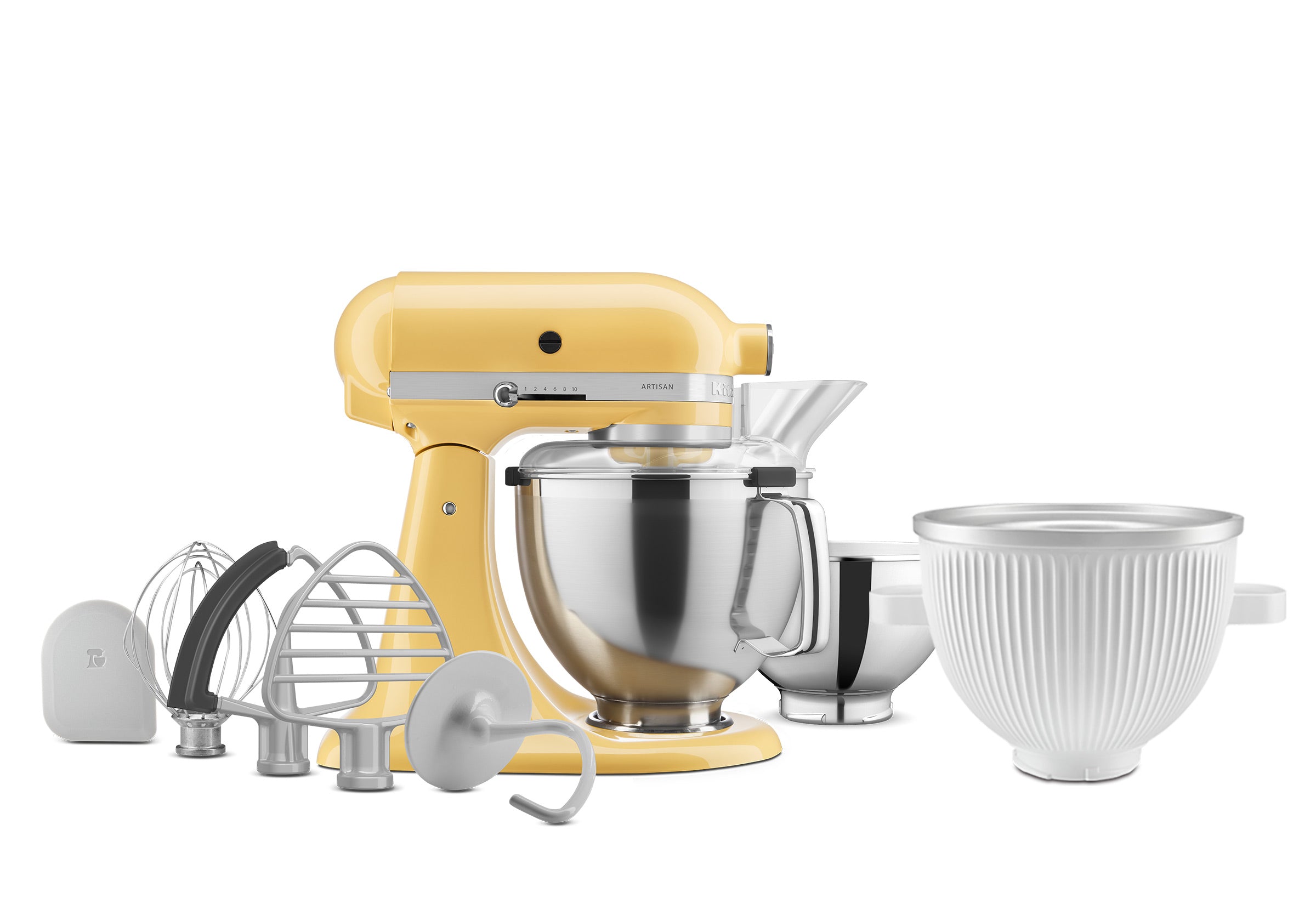 Artisan Tilt-Head Stand Mixer KSM195 + Ice Cream Bowl Bundle