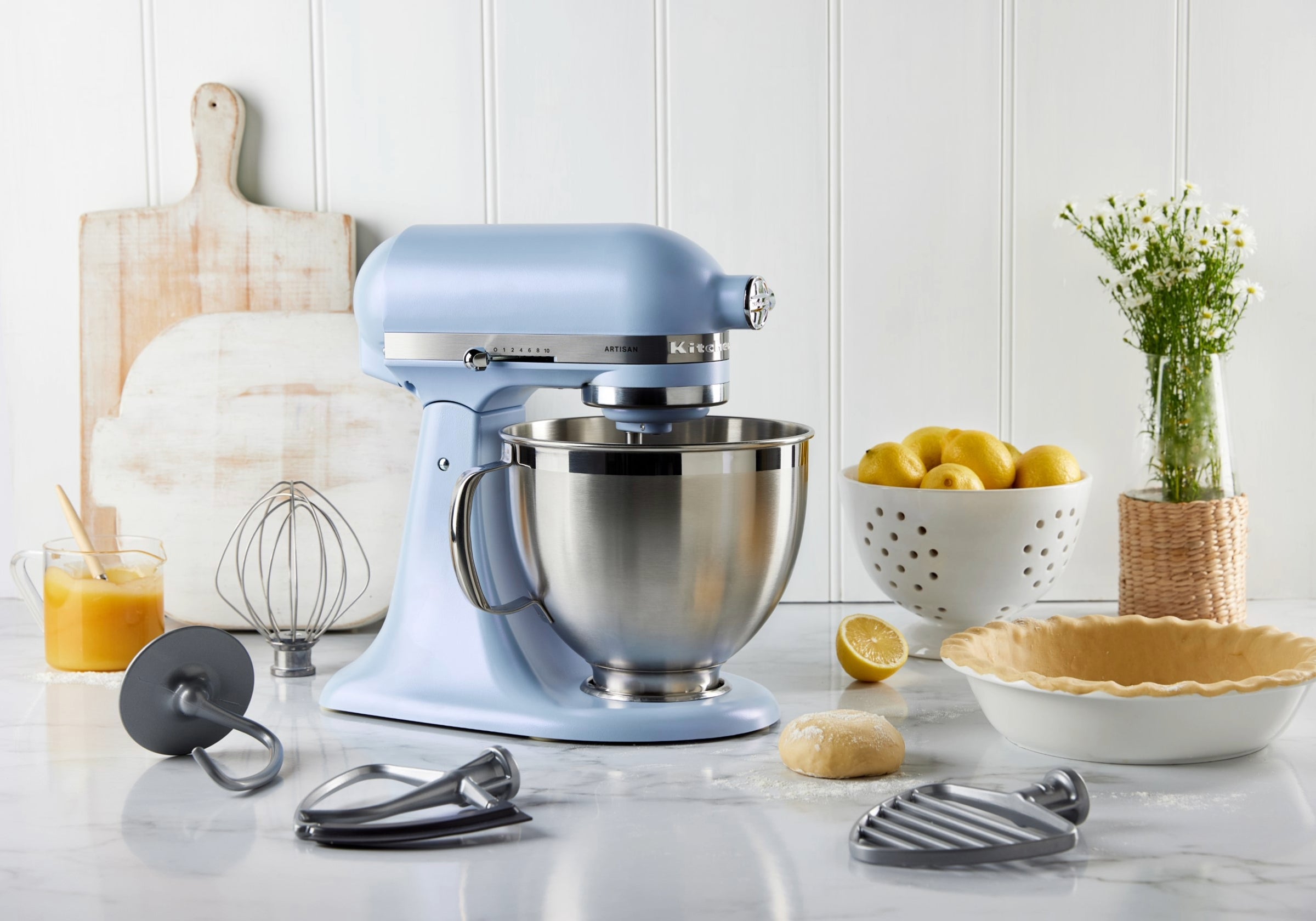 Artisan TiltHead Stand Mixer Blue Salt KSM195 KitchenAid Australia