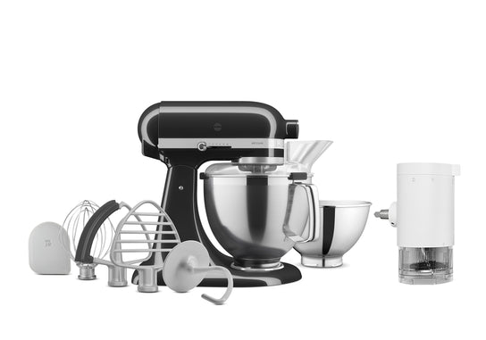 Artisan Tilt-Head Stand Mixer KSM195 + Ice Shave Attachment Bundle