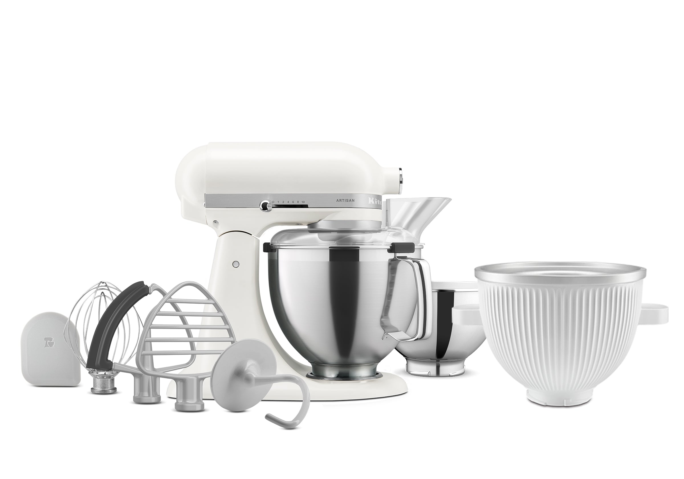 Artisan Tilt-Head Stand Mixer KSM195 + Ice Cream Bowl Bundle