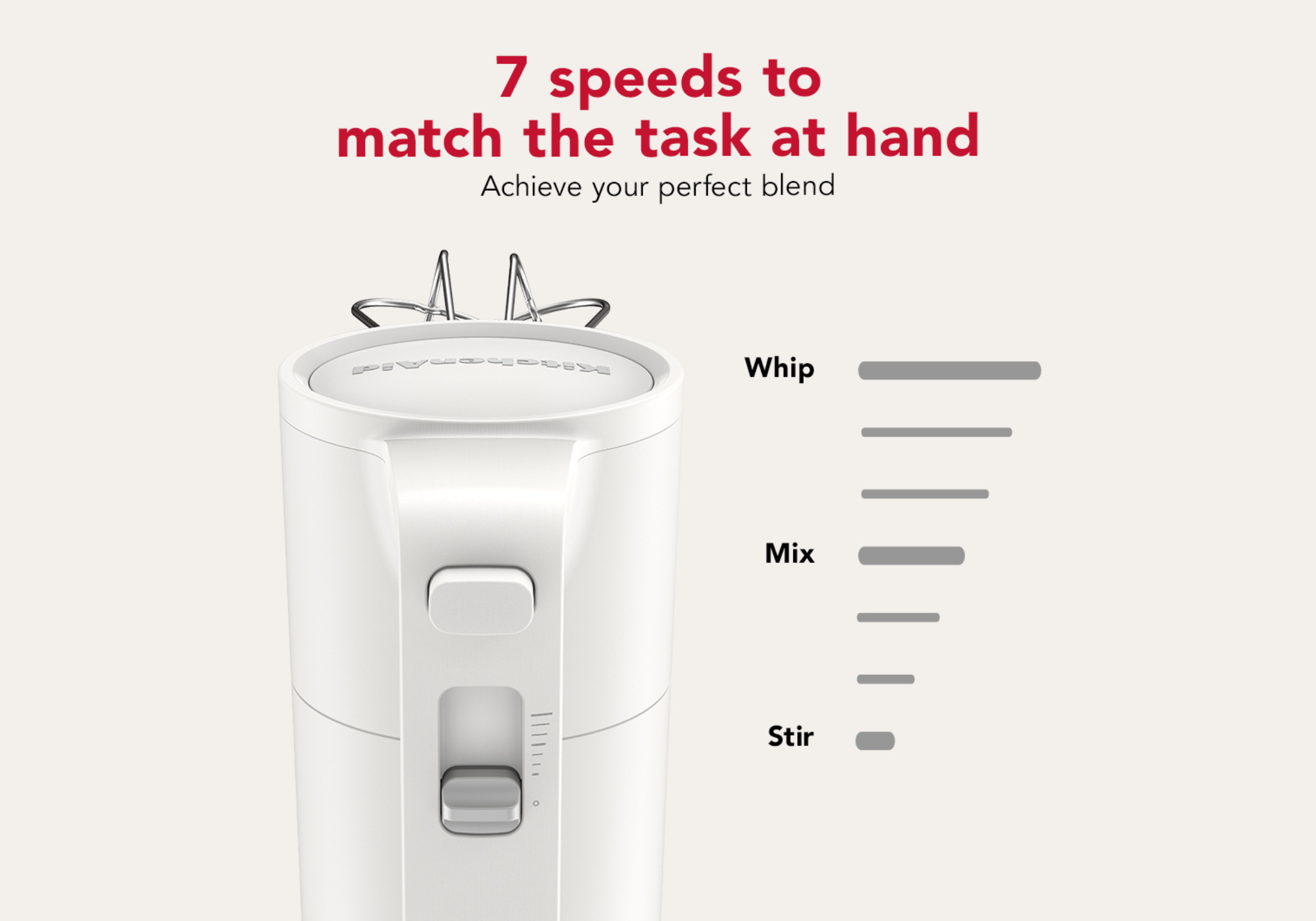 KitchenAid Go Cordless Hand Mixer Without Battery