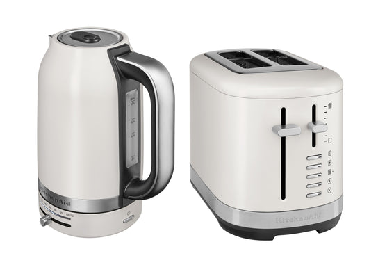 1.7L Variable Temperature Electric Kettle KEK1701 + 2 Slice Toaster KMT2109
