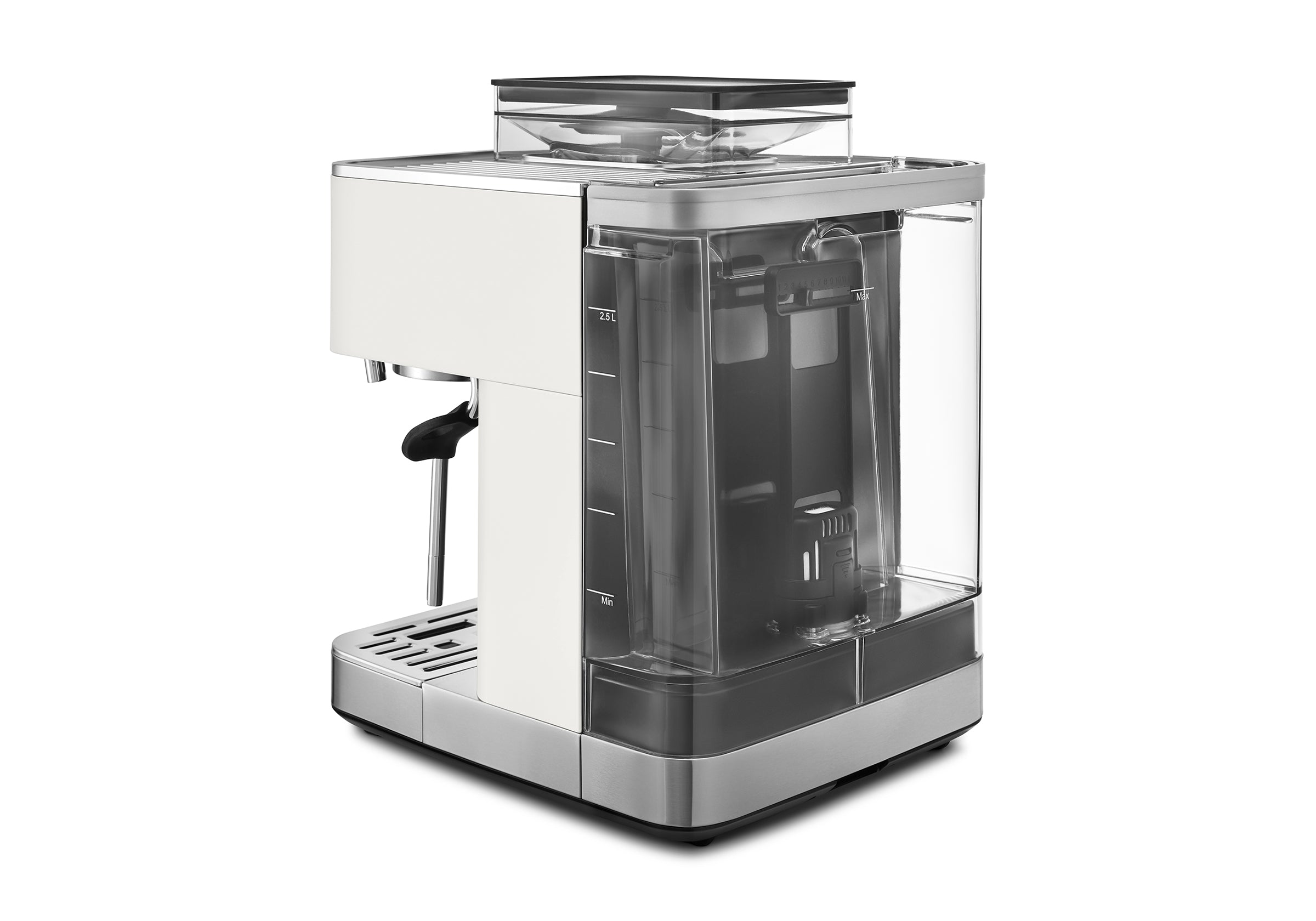 Semi Automatic Espresso Machine with Burr Grinder